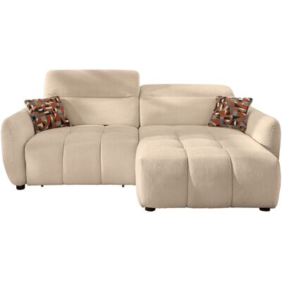 Massivart Ecksofa elektrisch ausfahrbar - Relaxfunktion beige 260 cm - ZOOM Massivart Ecksofa elektrisch ausfahrbar - Relaxfunktion beige 260 cm - ZOOM
