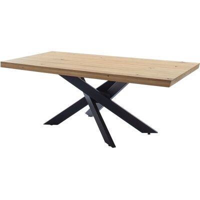Massivart Esstisch Massivholztisch 220 x 100 cm Wildeiche geölt - AHUS Massivart Esstisch Massivholztisch 220 x 100 cm Wildeiche geölt - AHUS