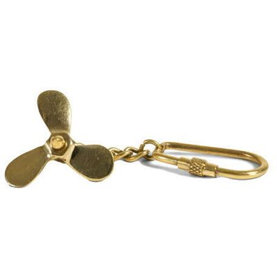 Authentic Models Propellor Keychain Brass Authentic Models Propellor Keychain Brass