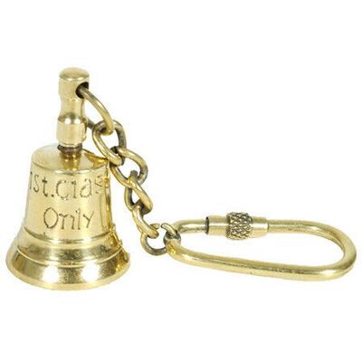 Authentic Models 1st Class Bell Keychain Brass Authentic Models 1st Class Bell Keychain Brass