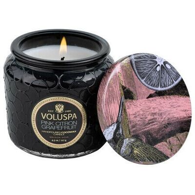 Voluspa Pink Lemon Grapefruit Kleine Glas Kerze - Kerze Voluspa Pink Lemon Grapefruit Kleine Glas Kerze - Kerze