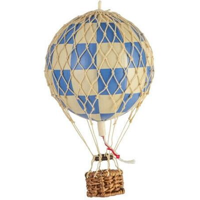 Authentic Models Floating The Skies Luftballon blau kariert Authentic Models Floating The Skies Luftballon blau kariert