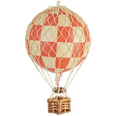 Authentic Models Floating The Skies Luftballon rot kariert Authentic Models Floating The Skies Luftballon rot kariert