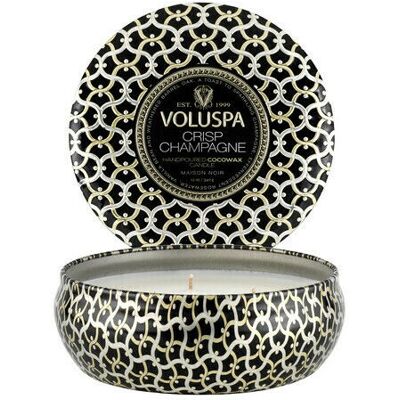 Voluspa Maison Noir 3-Wick Duftkerze - Knisternder Champagner Voluspa Maison Noir 3-Wick Duftkerze - Knisternder Champagner
