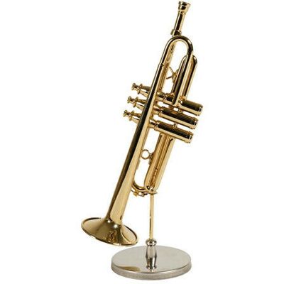 Authentic Models Trumpet Decoration Brass Authentic Models Trumpet Decoration Brass