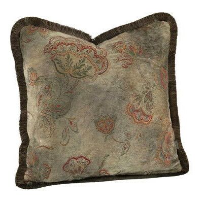 Artwood Miralago Flower Cushion Cover Fringes Taupe Artwood Miralago Flower Cushion Cover Fringes Taupe