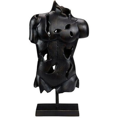 Artwood Torso Decoration Bronze Artwood Torso Decoration Bronze