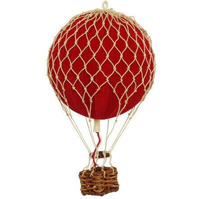 Authentic Models Floating The Skies Hot Air Balloon Velvet Red Authentic Models Floating The Skies Hot Air Balloon Velvet Red