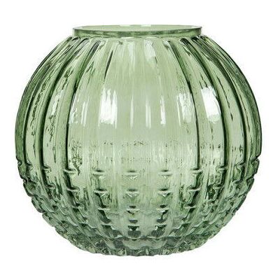 Hemmets Hjärta Vase Allium Grün - Glas Ø20x10x18cm Hemmets Hjärta Vase Allium Grün - Glas Ø20x10x18cm