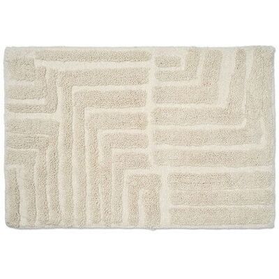 Classic Collection Field Bath Mat White Classic Collection Field Bath Mat White
