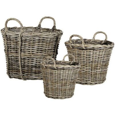 Artwood Autumn Leaf Rattan Basket 3-Set Artwood Autumn Leaf Rattan Basket 3-Set