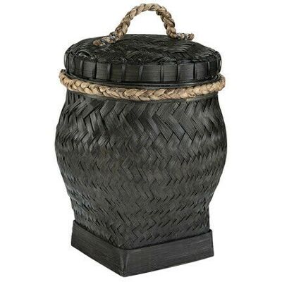 Artwood Davao Storage Basket Black Artwood Davao Storage Basket Black