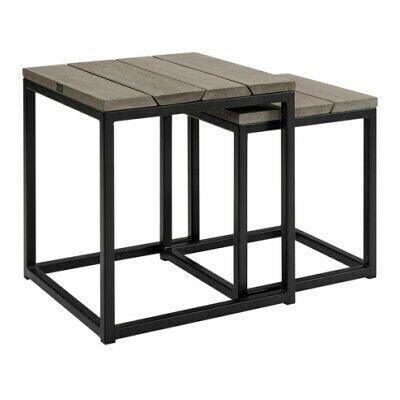 Artwood Anson sidobord charcoal 2-set Artwood Anson sidobord charcoal 2-set
