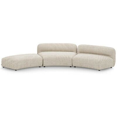 Eichholtz - Grand Avenue Ottoman - Creststone Beige Eichholtz - Grand Avenue Ottoman - Creststone Beige