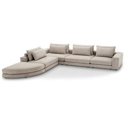 Eichholtz Lounge Club Sofa Nuoro Greige Eichholtz Lounge Club Sofa Nuoro Greige