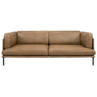 Artwood Brioche Leather Sofa Sand Artwood Brioche Leather Sofa Sand
