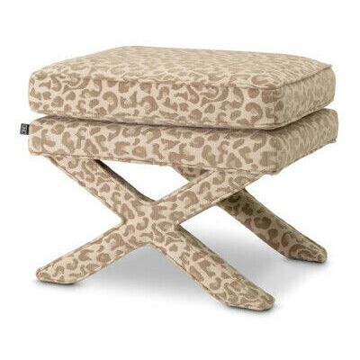 Eichholtz Cordoba Hocker harley leopard beige Eichholtz Cordoba Hocker harley leopard beige