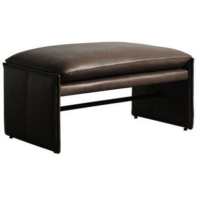 Artwood Harlem hocker leder espresso Artwood Harlem hocker leder espresso