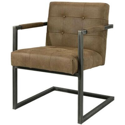 Artwood Jed Armchair Leather Light Brown Artwood Jed Armchair Leather Light Brown