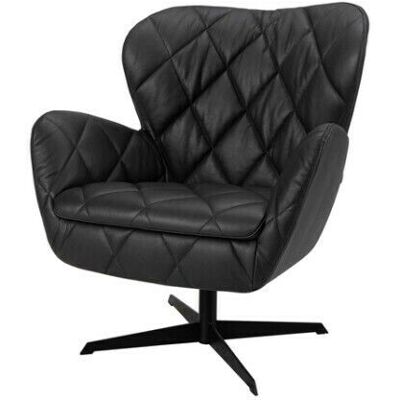 Artwood Jade Swivel Armchair Black Leather Artwood Jade Swivel Armchair Black Leather