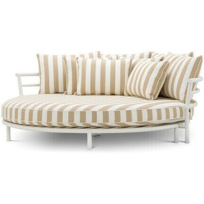 Eichholtz Laguno Rundsofa florent beige Eichholtz Laguno Rundsofa florent beige