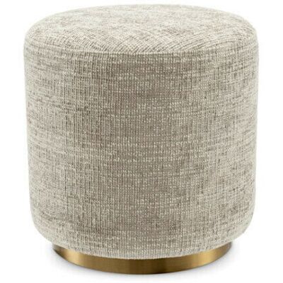 Eichholtz Greer hocker creststone beige Eichholtz Greer hocker creststone beige