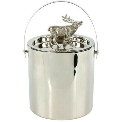 Newport Deer Ice Bucket Silver Newport Deer Ice Bucket Silver