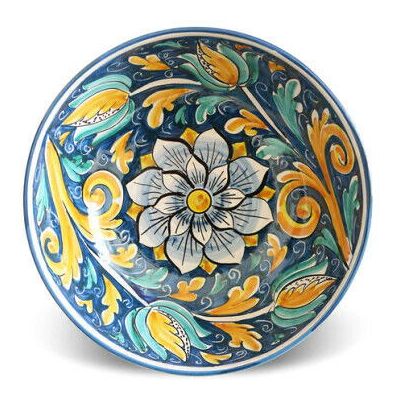 Newport Polam Salad Bowl Blue/Orange Newport Polam Salad Bowl Blue/Orange