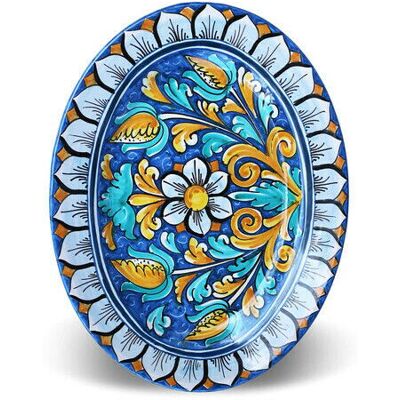 Newport Polam serving tray blue Newport Polam serving tray blue