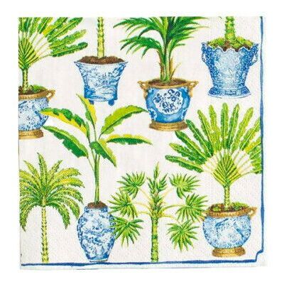 Caspari Potted Palms servietten 20-pack Caspari Potted Palms servietten 20-pack