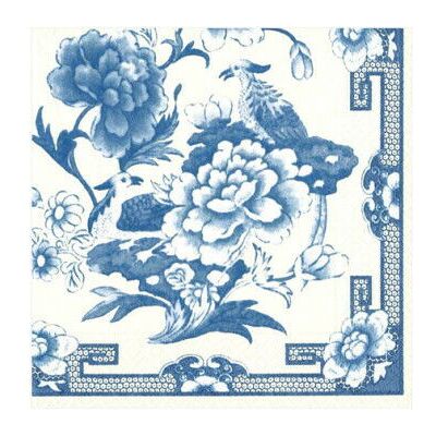 Caspari Blue & White Napkins 20-pack Caspari Blue & White Napkins 20-pack
