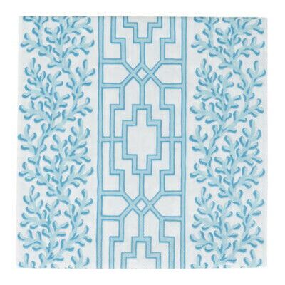 Caspari Coral And Trellis Robin's Egg Servietten 20er-Pack Caspari Coral And Trellis Robin's Egg Servietten 20er-Pack