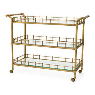 Eichholtz Scarlett Trolley Vintage Brass L Eichholtz Scarlett Trolley Vintage Brass L