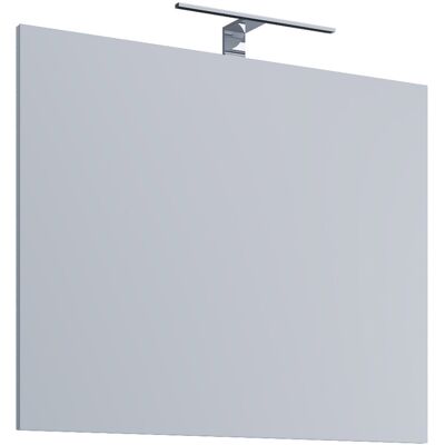 VCM Silber Badspiegel mit Beleuchtung - 80x62 cm VCM Silber Badspiegel mit Beleuchtung - 80x62 cm