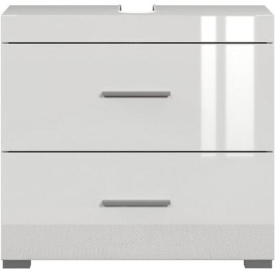 Interfurn AmandaMandoBea Waschbeckenunterschrank weiß Hochglanz, weiß. Interfurn AmandaMandoBea Waschbeckenunterschrank weiß Hochglanz, weiß.