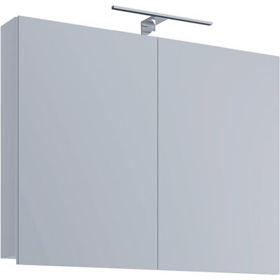 VCM Weiß Badezimmer Spiegel mit LED Beleuchtung - 60cm x 12cm x 59cm VCM Weiß Badezimmer Spiegel mit LED Beleuchtung - 60cm x 12cm x 59cm