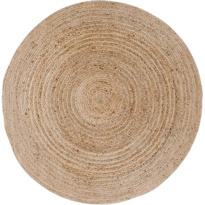 House Nordic Broom Teppich Ø90 cm in Jute natur. House Nordic Broom Teppich Ø90 cm in Jute natur.