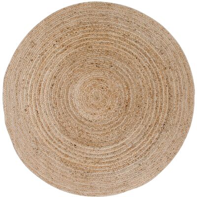 House Nordic Broom Teppich Ø150 cm in Jute natur. House Nordic Broom Teppich Ø150 cm in Jute natur.