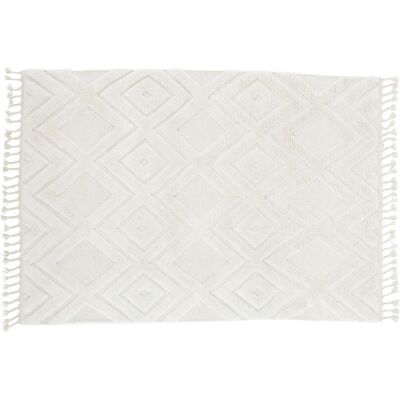 Unoliving Dahlia Wollteppich 400x300 Weiß Unoliving Dahlia Wollteppich 400x300 Weiß