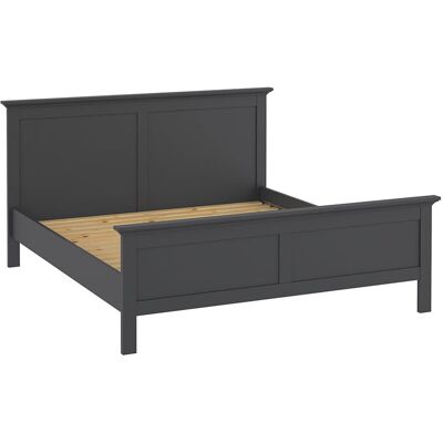 Tvillum Venedig Bett Doppelbett 160x200 cm, mattgrau. Tvillum Venedig Bett Doppelbett 160x200 cm, mattgrau.