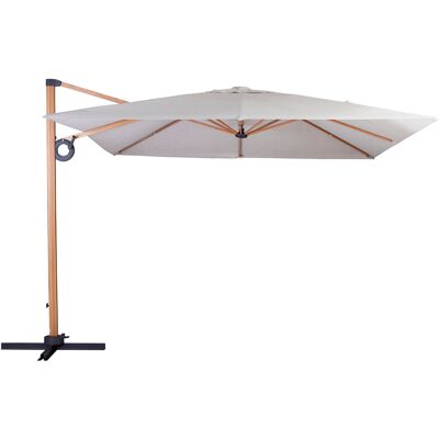 Schou Egon Hängesonnenschirm Teak, beige. Schou Egon Hängesonnenschirm Teak, beige.