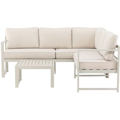 Venture Design Salvador 1 Ecksofa, 1 Couchtisch beige. Venture Design Salvador 1 Ecksofa, 1 Couchtisch beige.
