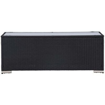 Venture Design London Gartentisch 50x120cm schwarz. Venture Design London Gartentisch 50x120cm schwarz.