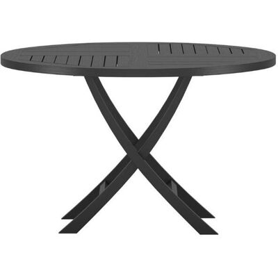 Venture Design Kenya Gartentisch Ø120cm schwarz. Venture Design Kenya Gartentisch Ø120cm schwarz.