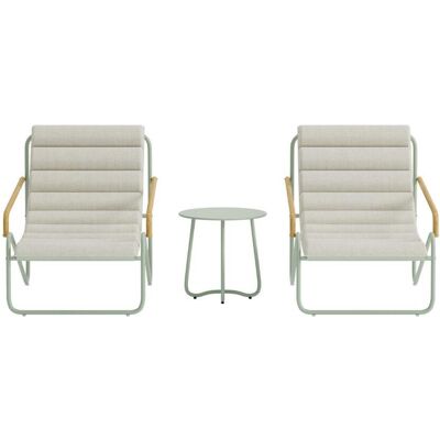 Venture Design Ithaka Loungeset grün. Venture Design Ithaka Loungeset grün.