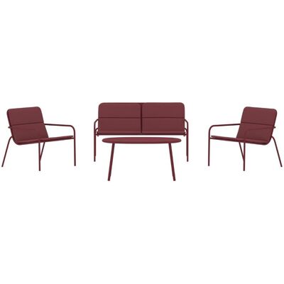 Venture Design Fourni Sofaset bordeaux. Venture Design Fourni Sofaset bordeaux.
