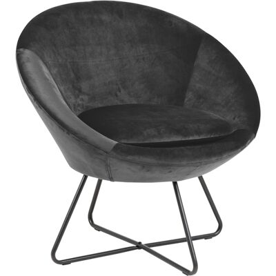 Ebuy24 Cenna Sessel Dunkelgrau Ebuy24 Cenna Sessel Dunkelgrau