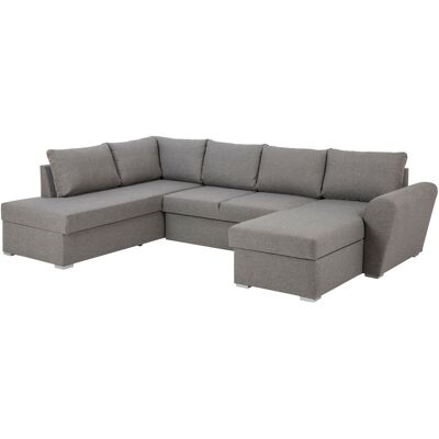 ebuy24 U-förmiges Schlafsofa in Lichtgrau - Sofa Bed ebuy24 U-förmiges Schlafsofa in Lichtgrau - Sofa Bed