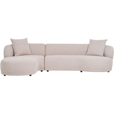 House Nordic Kingston Sofa - Stoff, Holz, Montiert - Sofa House Nordic Kingston Sofa - Stoff, Holz, Montiert - Sofa