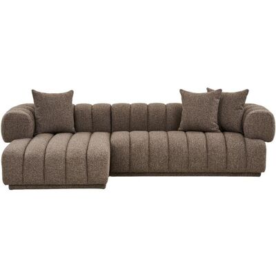 House Nordic Ingrid Sofa linksausgerichtet inkl. 3 Zierkissen braun. House Nordic Ingrid Sofa linksausgerichtet inkl. 3 Zierkissen braun.